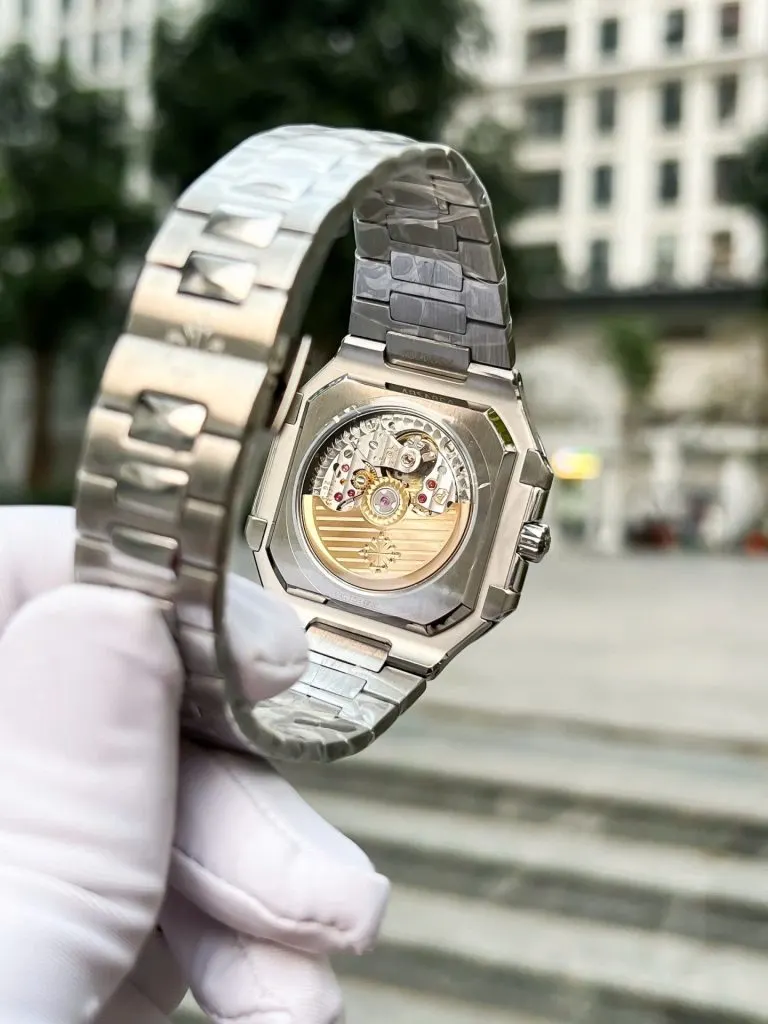 파텍필립 큐비투스 그린 다이얼 스틸 5821