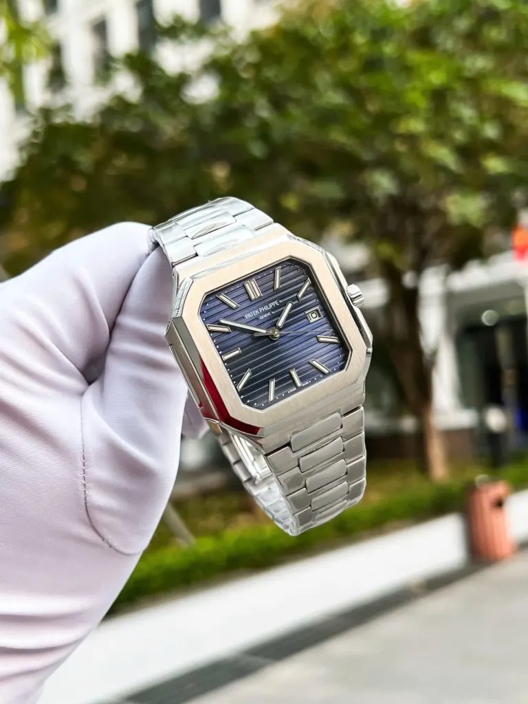 파텍필립 큐비투스 청판 다이얼 스틸 5821