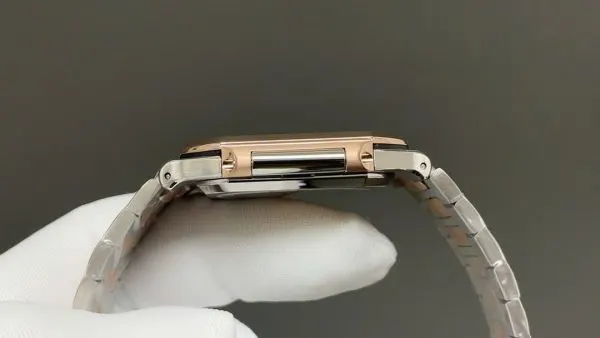 파텍필립 큐비투스 브라운 다이얼 로즈골드 콤비 5821