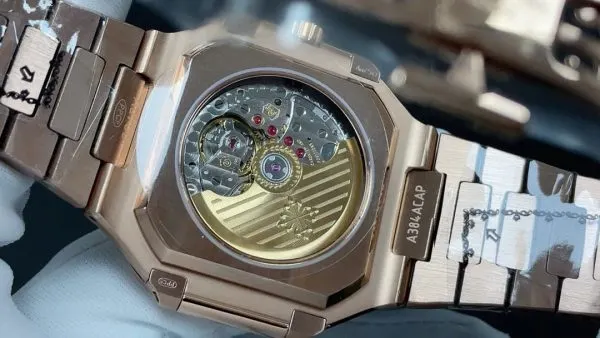 파텍필립 큐비투스 브라운 다이얼 로즈골드 금통 5821