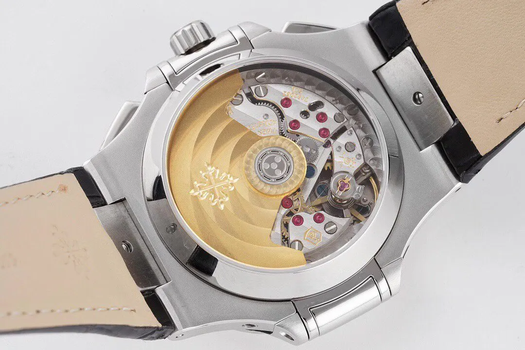 3K공장 파텍필립 노틸러스40주년 리미티드 에디션 청판 다이얼 가죽밴드 5980