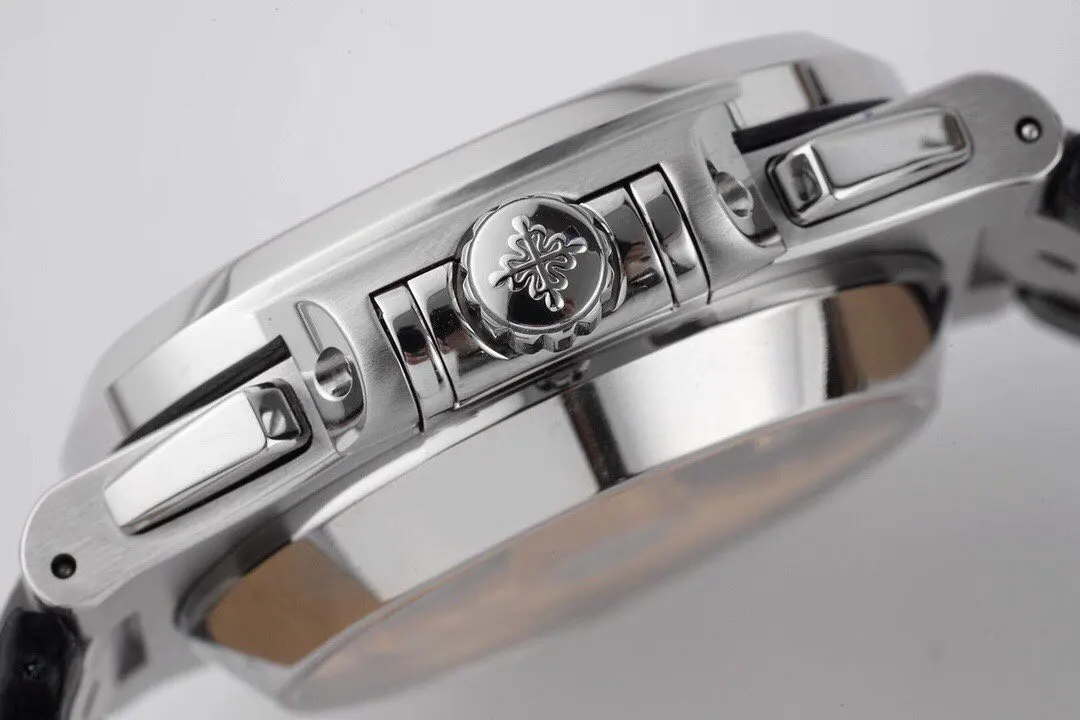 3K공장 파텍필립 노틸러스40주년 리미티드 에디션 청판 다이얼 가죽밴드 5980