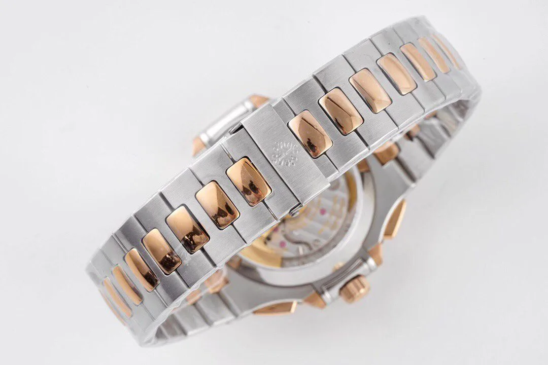 3K공장 파텍필립 노틸러스40주년 리미티드 에디션 청판 다이얼 로즈골드 콤비 40mm 5980