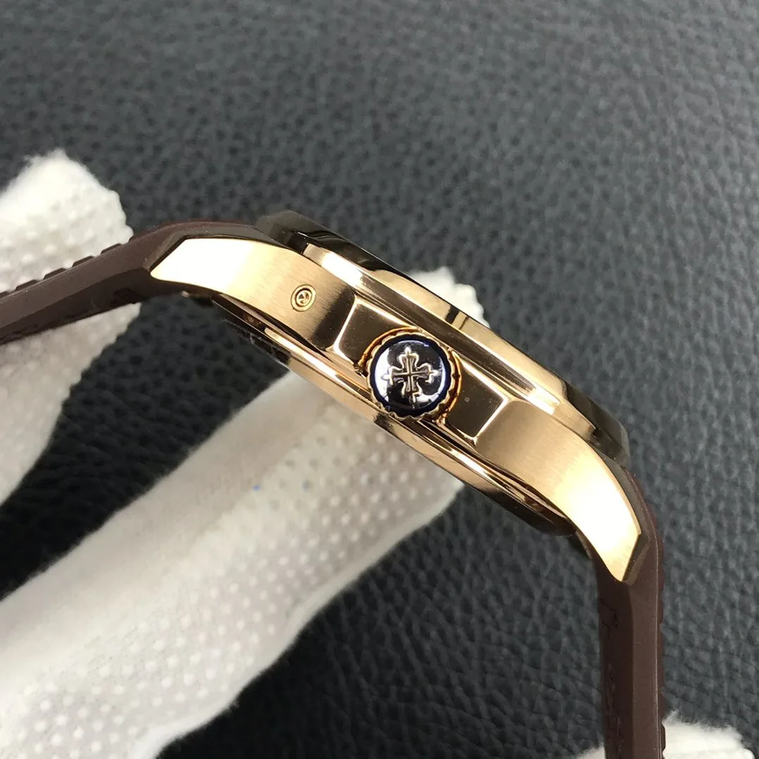 ZF공장 파텍필립 아쿠아넛 골드 트래블 타임 브라운 5164R-001