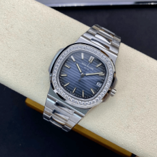 PPF공장 파텍필립 노틸러스 청판 다이얼 바게트 다이아 베젤 5711