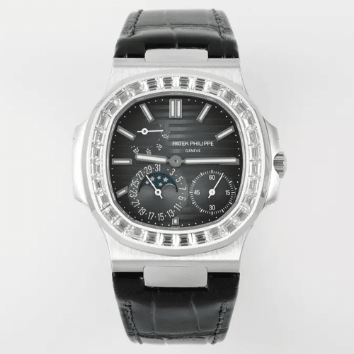 PPF공장 파텍필립 노틸러스 문페이즈 청판 다이얼 다이아 베젤 5712