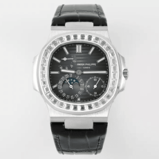 PPF공장 파텍필립 노틸러스 문페이즈 청판 다이얼 다이아 베젤 5712