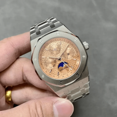 BBR공장 오데마피게 로얄오크 퍼페츄얼캘린더 살몬 다이얼 스틸 41mm 26574