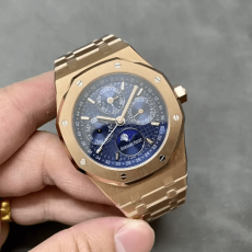 BBR공장 오데마피게 로얄오크 퍼페츄얼캘린더 청판 로즈골드 금통 41mm 26574