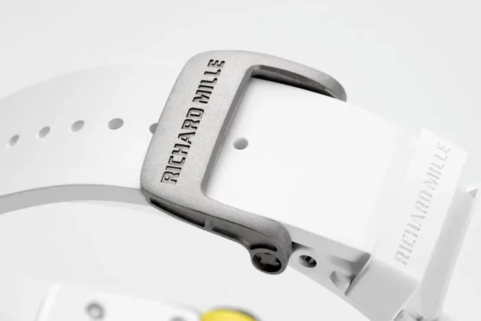 ZF공장 리차드밀 요한 블레이크 RM61-01 화이트 세라믹 화이트 러버밴드