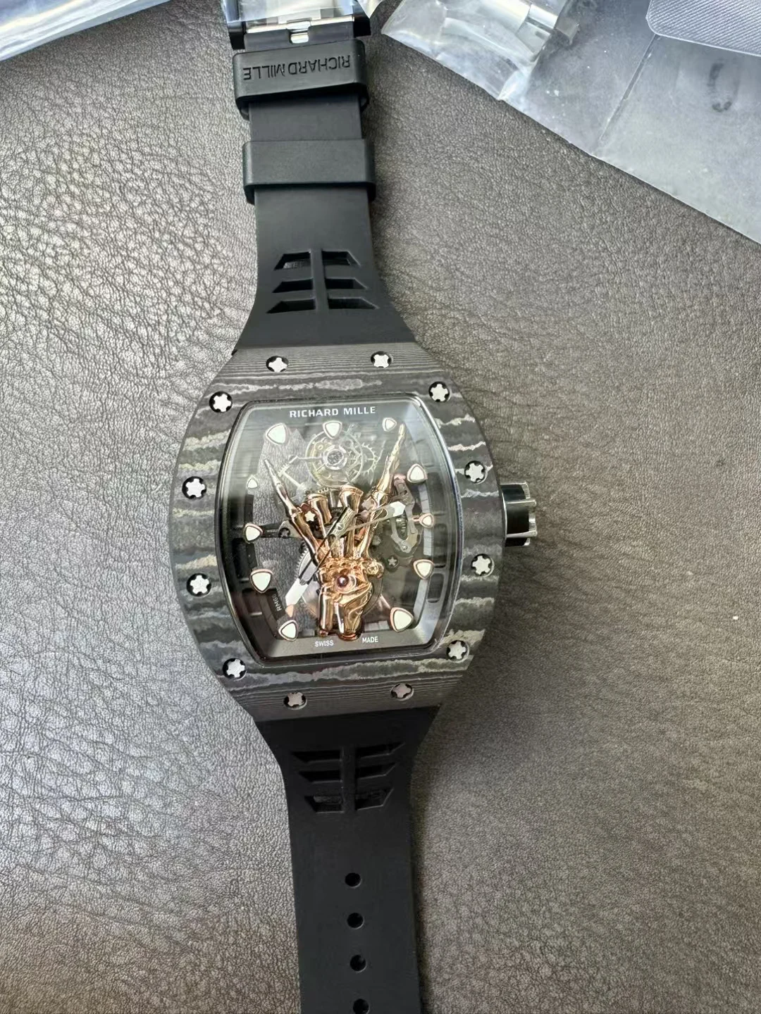 YS공장 리차드밀 RM66 수동 와인딩 플라잉 투르비용 한정판