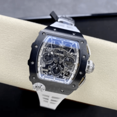 KV공장 리차드밀 RM11-03 맥라렌 플라이백 크로노그래프 카본 케이스 화이트 밴드