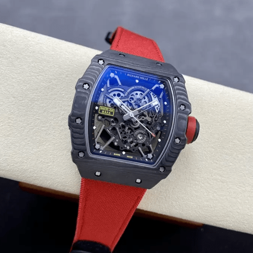 ZF공장 리차드밀 라파엘 나달 블랙 카본 / 레드 스트랩 밴드 RM35-02