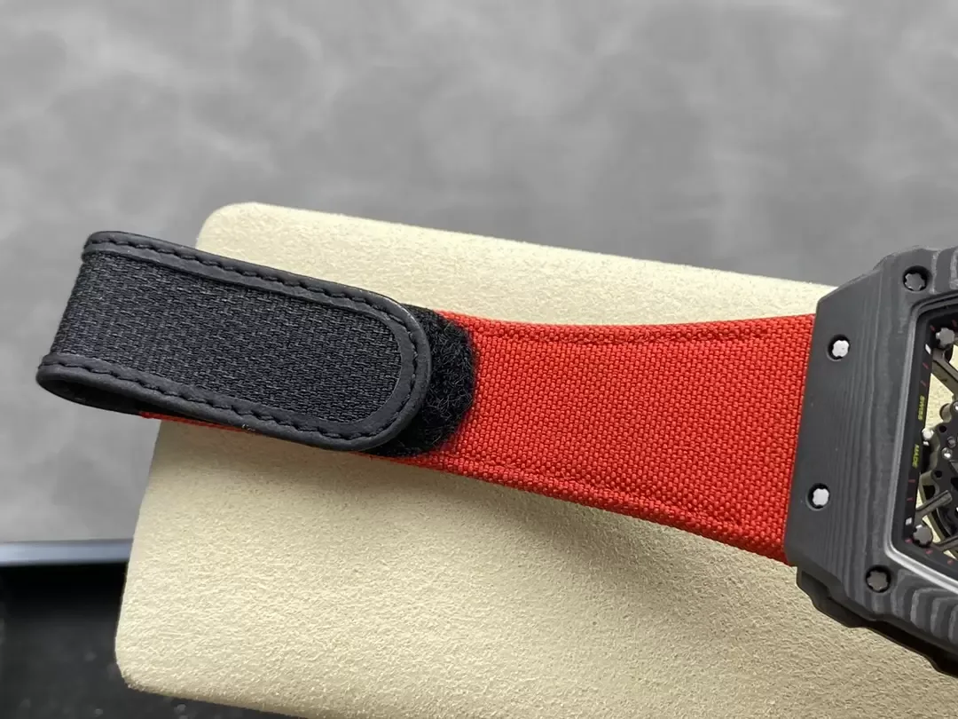 ZF공장 리차드밀 라파엘 나달 블랙 카본 / 레드 스트랩 밴드 RM35-02