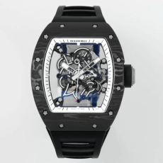 ZF공장 리차드밀 부바왓슨 블랙 카본 / 블랙 러버밴드 RM-055