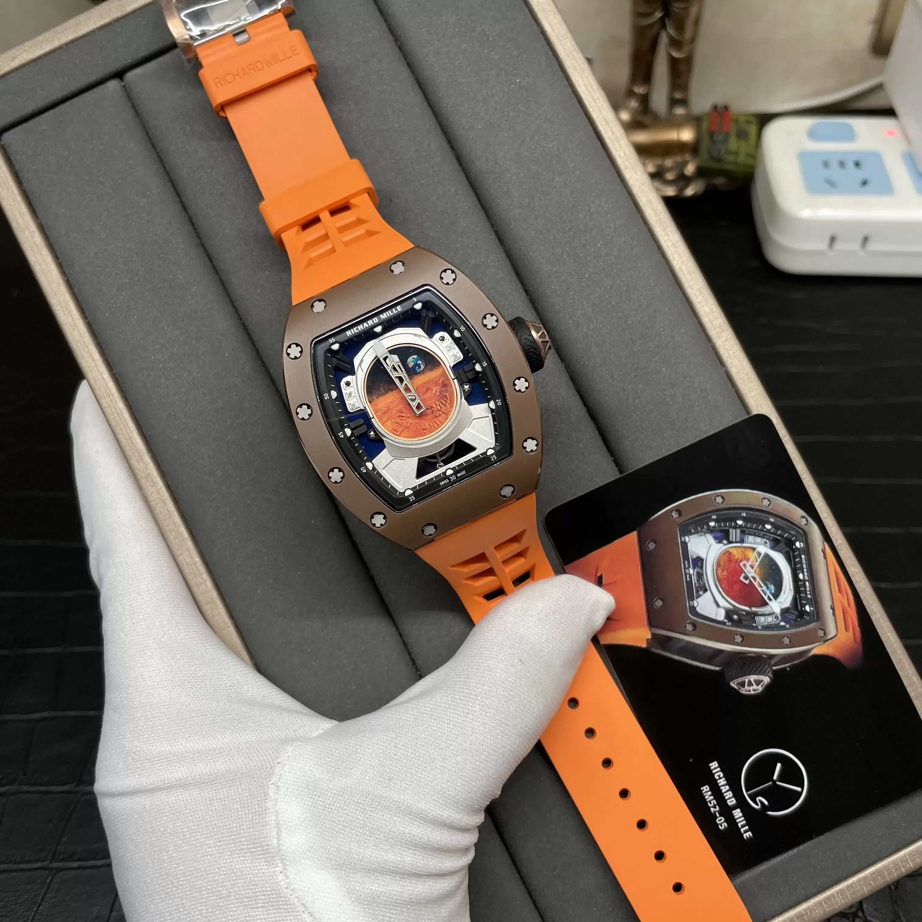 YS공장 리차드밀 RM 52-05 투르비용 퍼렐 윌리엄스 브라운