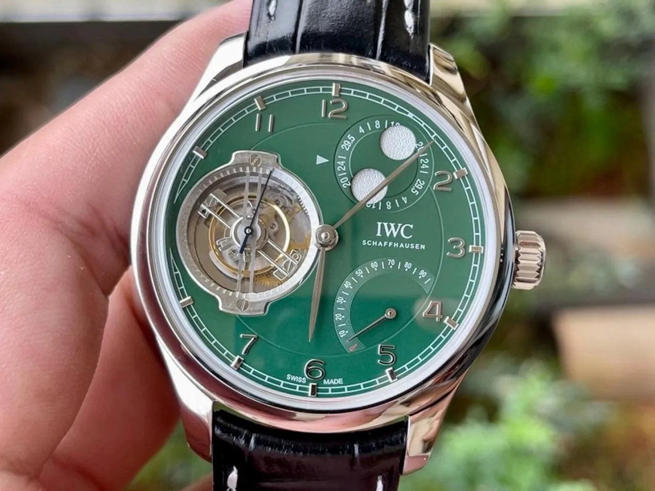 BBR 공장 IWC 포르투기저 항력 투르비옹 