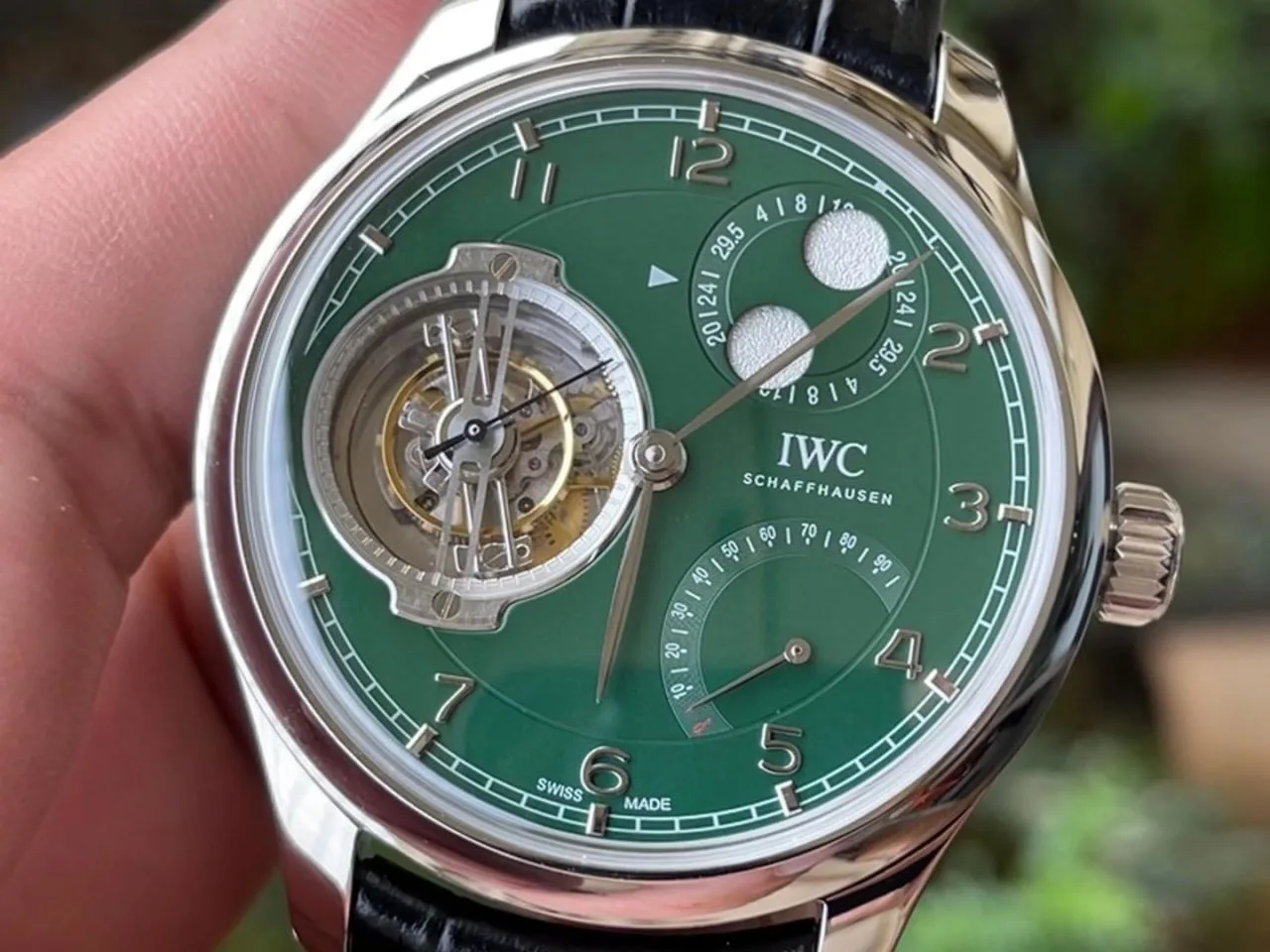 BBR 공장 IWC 포르투기저 항력 투르비옹 