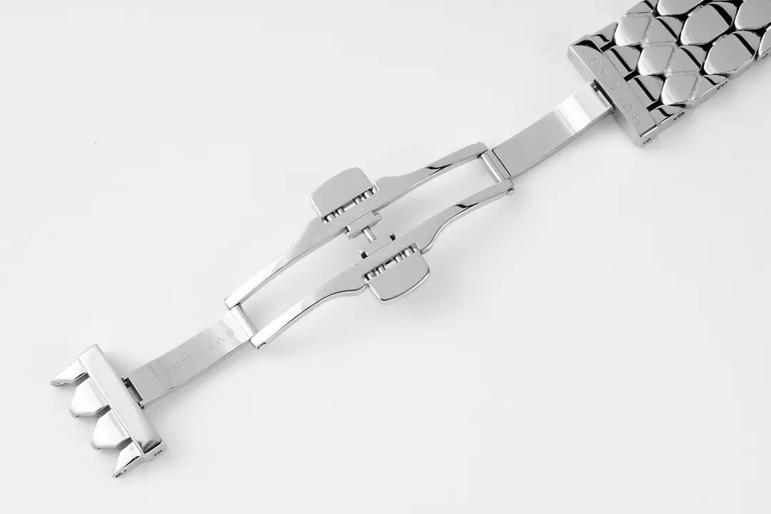 BV공장 불가리 세르펜티 세두토리 스틸 다이아 베젤 화이트 다이얼 103361