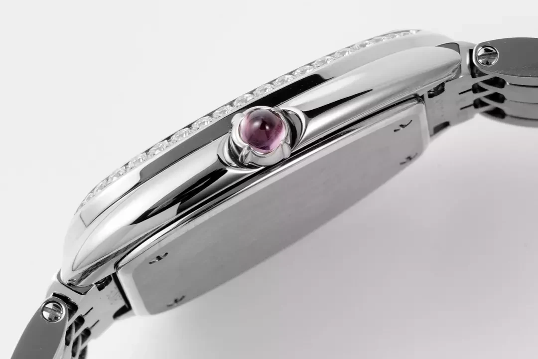 BV공장 불가리 세르펜티 세두토리 스틸 다이아 베젤 화이트 다이얼 103361