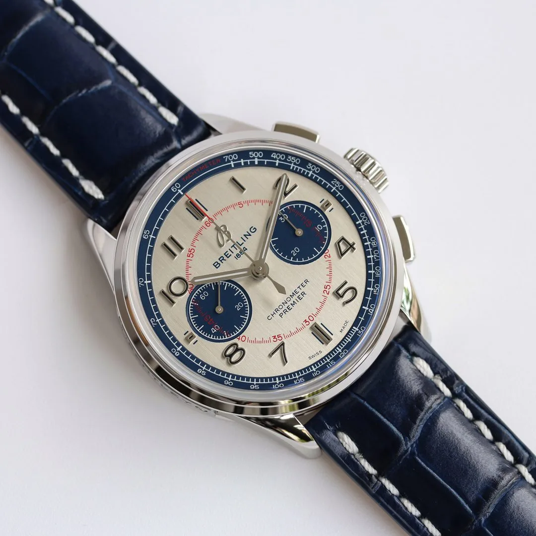 GF공장 브라이틀링 프리미어 B01 크로노그래프 벤틀리 뮬리너 AB0118A71G1P1