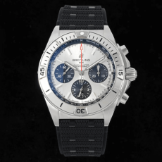 TF공장 브라이틀링 크로노맷 B01 실버 다이얼 42mm AB01344A1C1A1