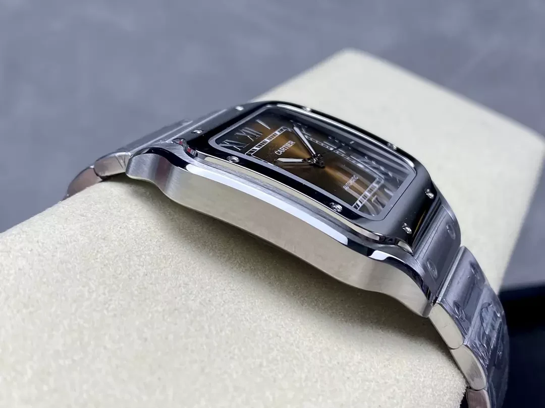 BV공장 까르띠에 산토스 브라운 다이얼 40mm WSSA0064