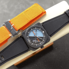 M+공장 벨앤로스 BR 03 BR03A-HRZ-CE 블루/블랙 다이얼