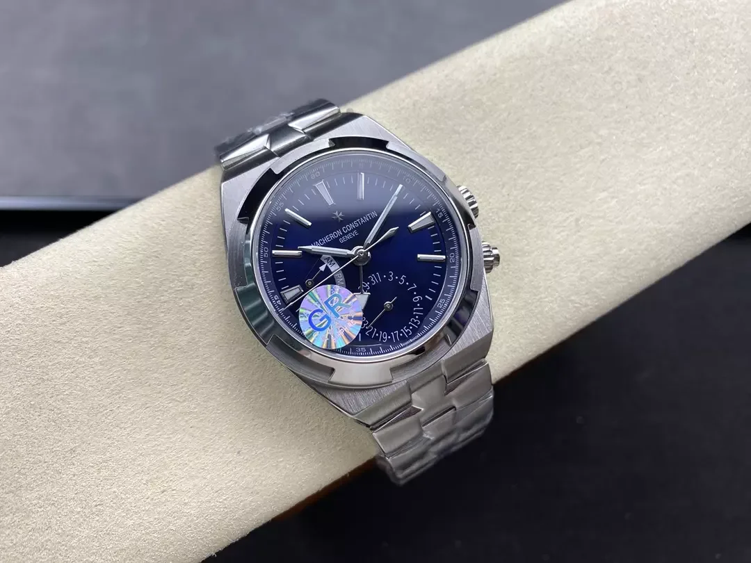 GR공장 바쉐론콘스탄틴 오버시즈 듀얼 타임 7900V 청판 다이얼 스틸