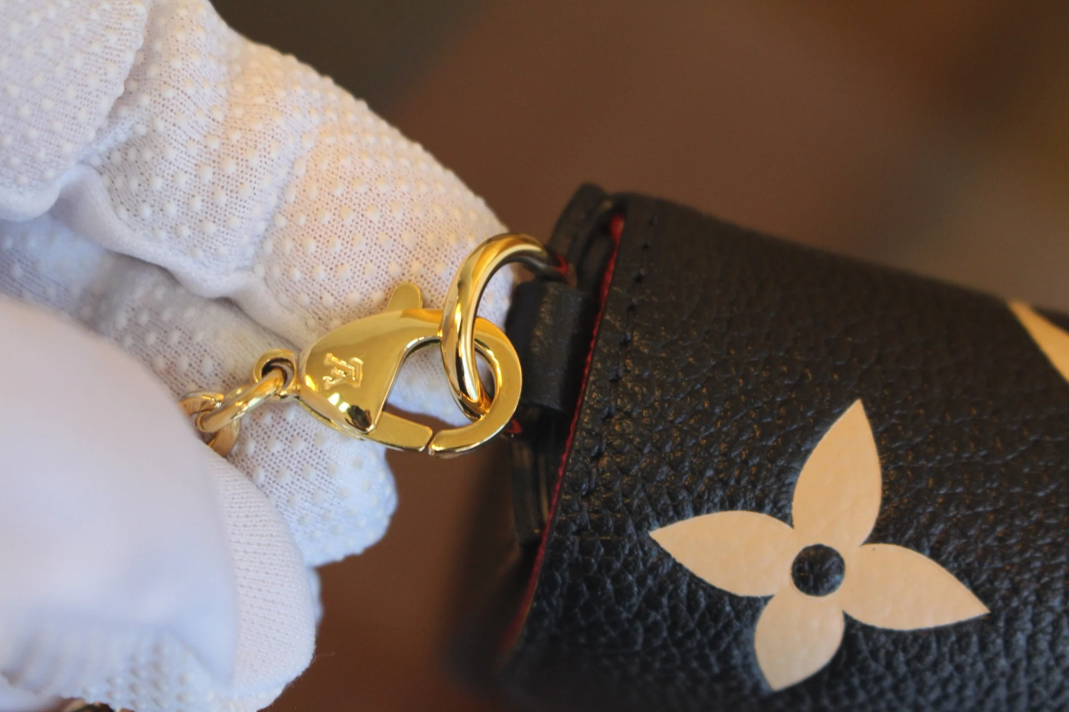 루이비통 펠리시 포쉐트 블랙 베이지 M80482