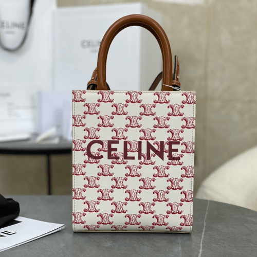 셀린느 샤이니 버티컬 카바스 캔버스백 194372