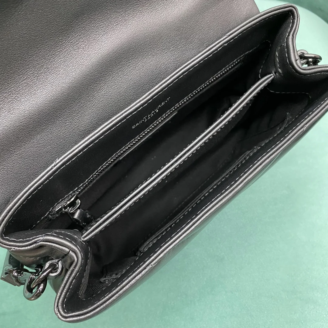 생로랑 모노그램 루루 토이 숄더백 블랙 흑장 467072
