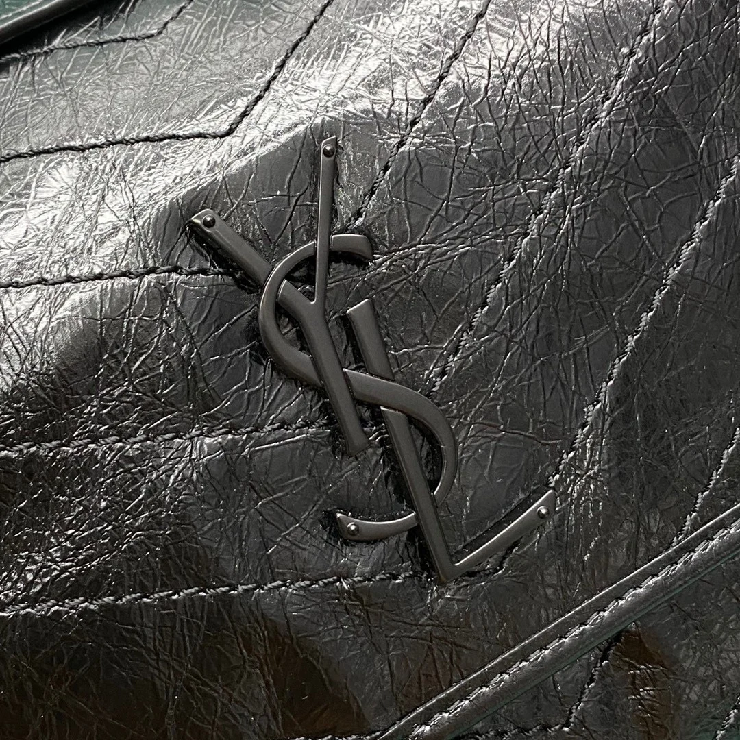 공장 생로랑 여성 니키 라지 체인 숄더백 그레이 498883