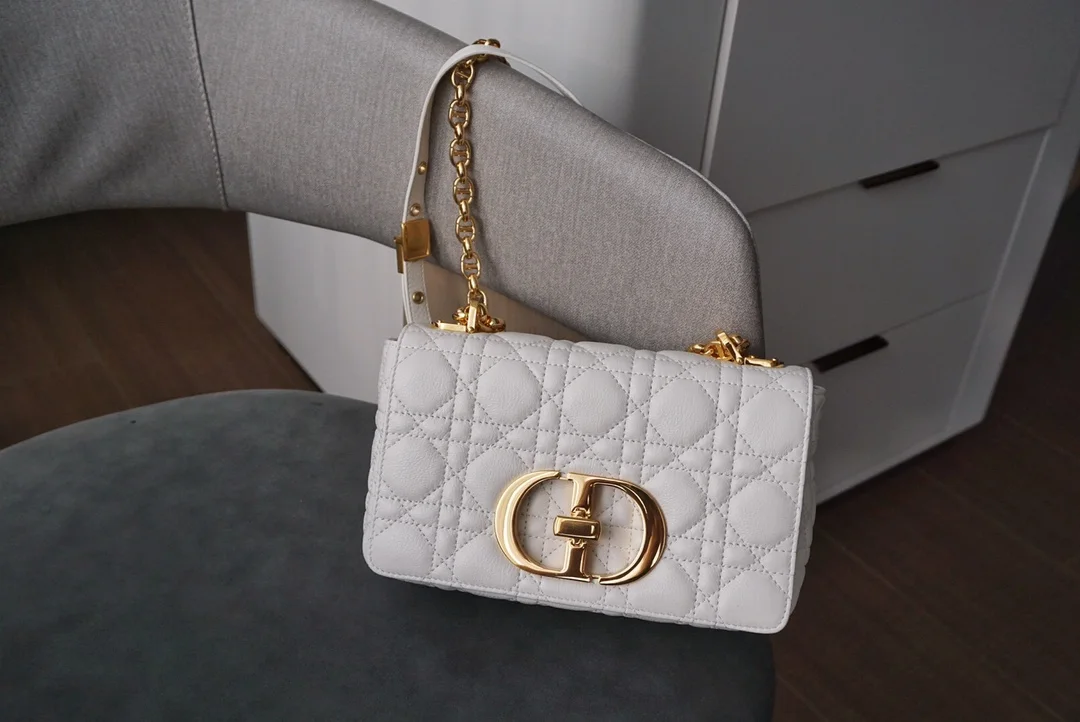 엔젤 공장 디올 카로 백 화이트 서플 까나쥬 송아지 가죽