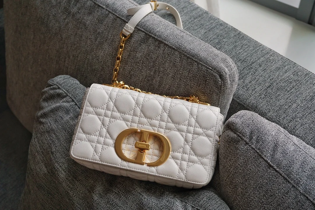 엔젤 공장 디올 카로 백 화이트 서플 까나쥬 송아지 가죽