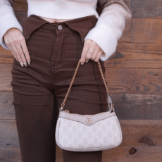 구찌 구찌 오피다아 스몰 핸드백 베이지 764960