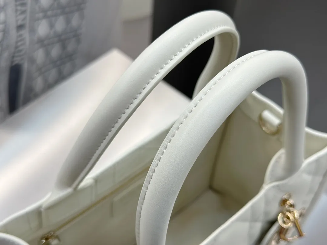 디올 스몰 북 토트백 매크로까나쥬 라떼