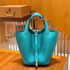 그린엘 에르메스 피코탄 18 베로나 그린 실버 버클