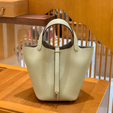 그린엘 에르메스 피코탄 18 트렌치코트 그레이 골드 버튼