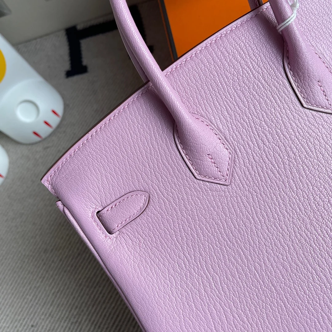 반수공 에르메스 버킨백 25 핑크퍼플 로즈골드 염소가죽