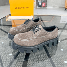 루이비통 LV Ranger 레인저 보트 모노그램 누벅 레더 슈즈 라이트 브라운