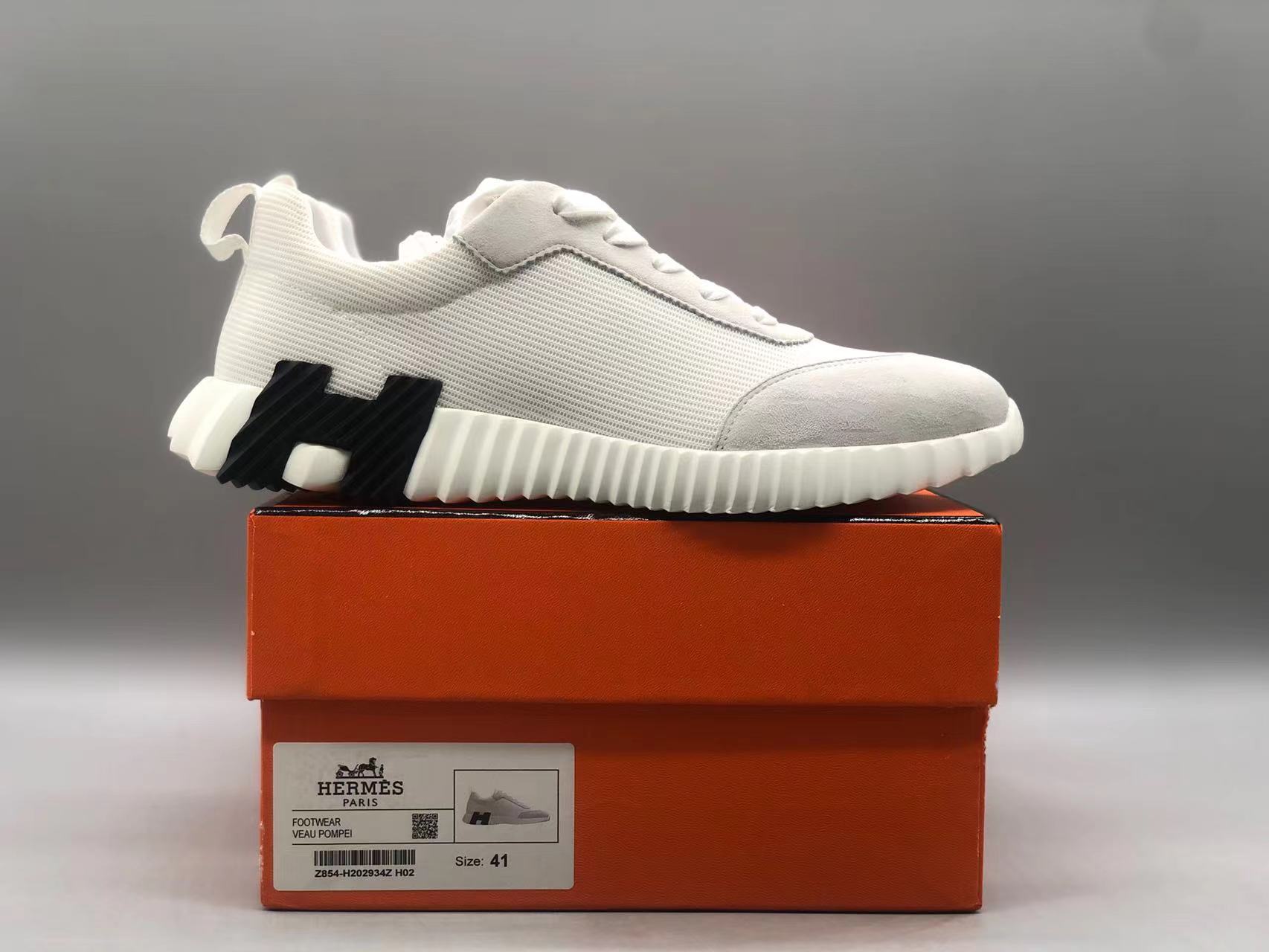 에르메스 바운싱 스니커즈 화이트/블랙