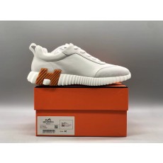 에르메스 바운싱 스니커즈 화이트 고트스킨 & 블랑