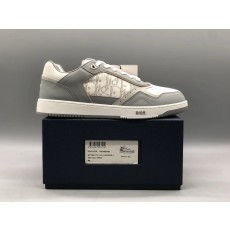 디올 B27 로우탑 스니커즈 오블리크 그레이/화이트