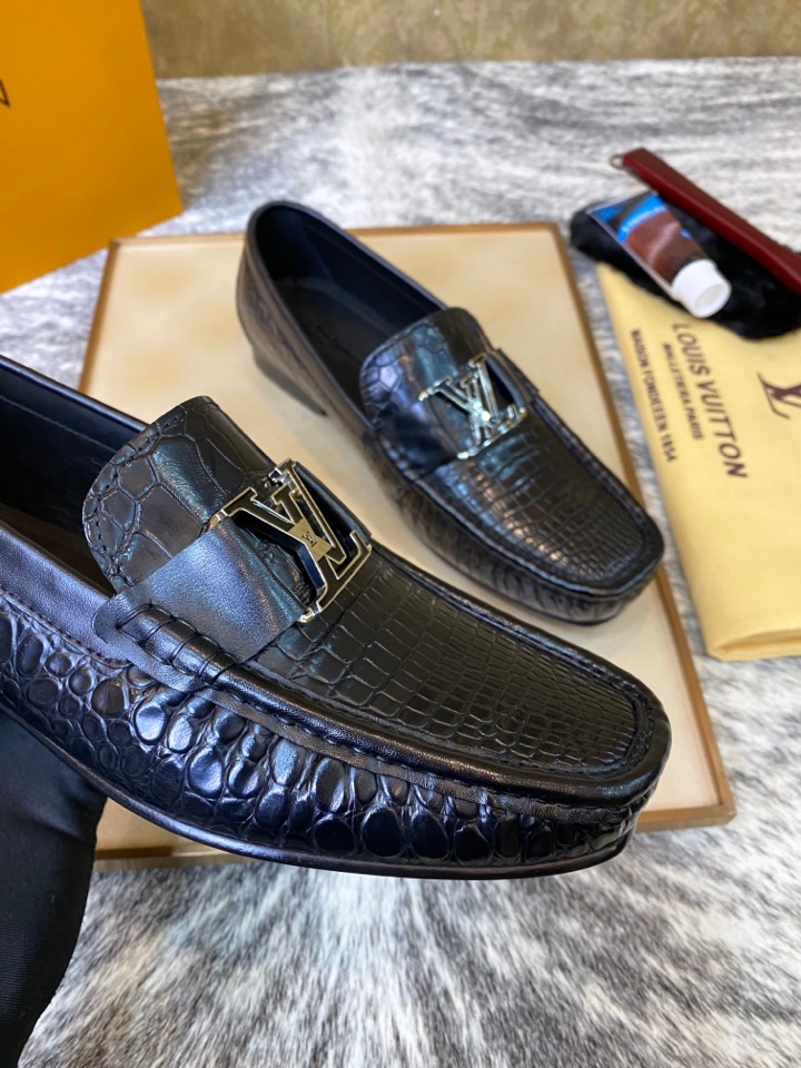 루이비통 페니로퍼 엘리게이터 로퍼