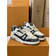 루이비통 LV 트레이너 스니커즈 네이비