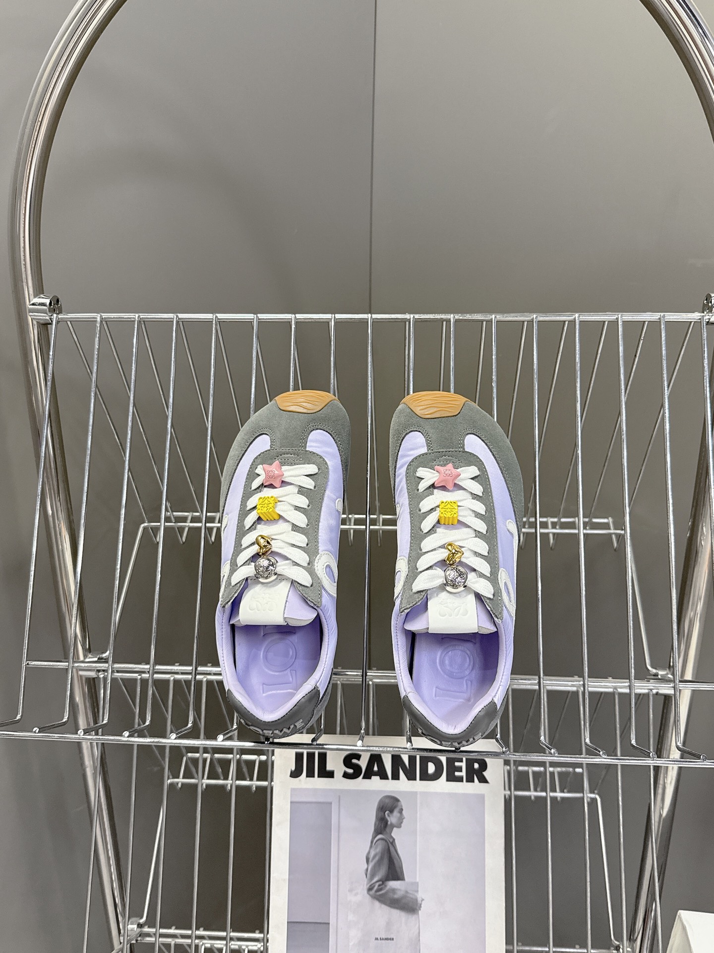 로에베 발레 러너 2.0 스웨이드 스니커즈 퍼플