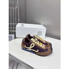 로에베 발레 러너 2.0 스웨이드 스니커즈 브라운