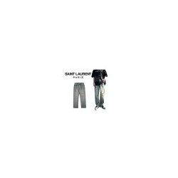 Saint Laurent 세인트로랑 디스트 와이드배기핏 청바지